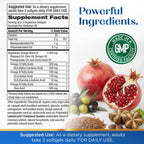 Purity Products Omega 3-6-9, "5 in 1 Vegan and Vegetarian Formula | Essential Fatty Acid Complex - Scientifically Formulated Plant-Based Omega 3 6 9 Essential Fatty Acids (EFA) - 60 Softgels