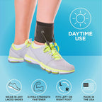 Buy now BraceAbility AFO Foot Drop Brace - Adjustable Soft Ankle Foot Orthosis Drop Foot Brace for Men and Women, Walking with Shoes, Toe Lifter Support, Dorsiflexion Assist Brace Fits Left or Right (S/M) at indiglob india