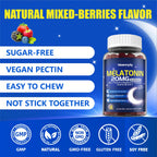 Maennyliy Melatonin 20mg Gummies for Adults - Sugar Free Melatonin Gummies | Extra Strength with L-Theanine, Magnesium, Ashwagandha, Turmeric, D3 & Zinc - Non-Habit Forming, Vegan, Non-GMO, 120 Gummies