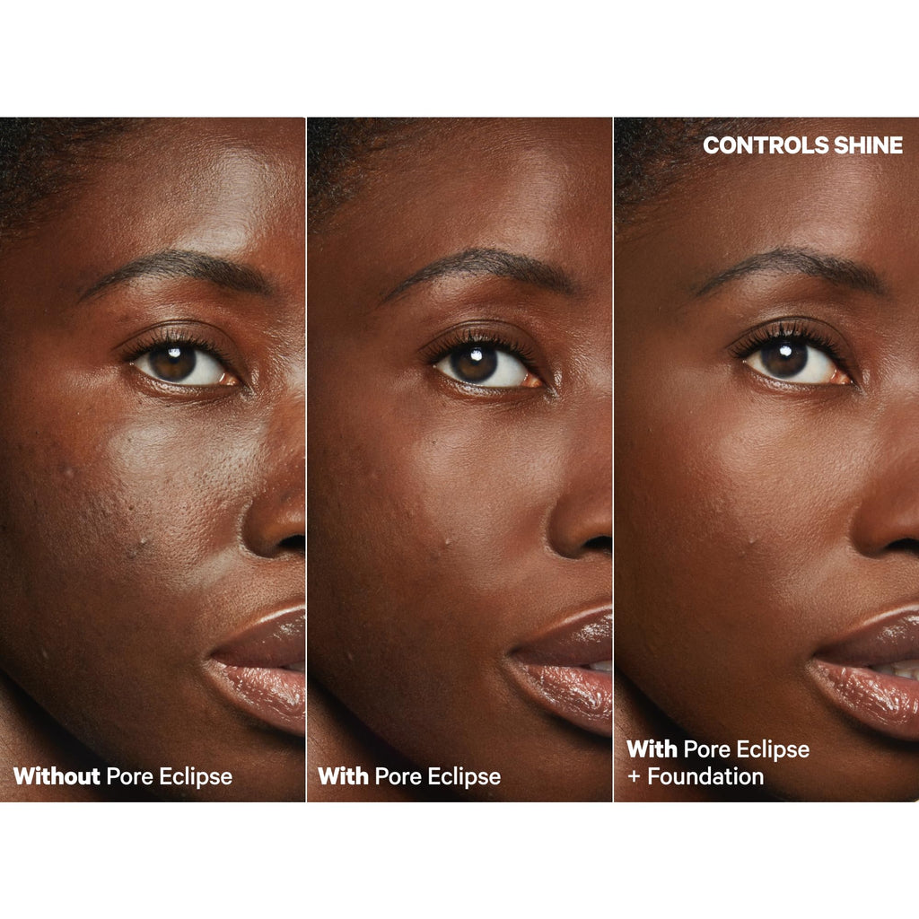 Milk Makeup Pore Eclipse Mattifying Primer – Blurs Pores, Controls Shine + Holds Makeup for Up to 12 Hours – Creates a Smooth, Even Base for a Soft, Long-Lasting Matte Finish – 1.3 oz