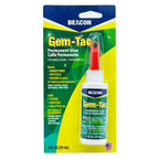 BEACON Gem-Tac Premium Quality Adhesive for Securely Bonding Rhinestones and Gems - Water-Based, UVA Resistant, 2-Ounce