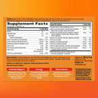 Emergen-C 1000mg Vitamin C Immune Support Powder, Raspberry, 60 ct | B Vitamins for Energy, Zinc and Manganese, Electrolytes, Natural Flavor, Caffeine Free, Vitamin D