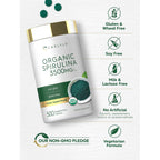 Carlyle Organic Spirulina Tablets | 3500mg | 500 Count