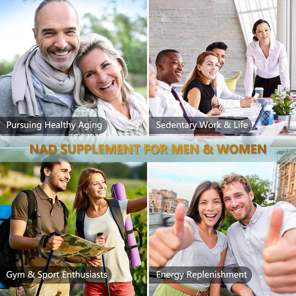 NAD Supplement 1500mg - Liposomal NAD+ Resveratrol - 120 Capsules | Nicotinamide Riboside, NAD Plus Boosting - Support Cellular Health, Stamina & Healthy Aging for Women & Men