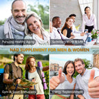 NAD Supplement 1500mg - Liposomal NAD+ Resveratrol - 120 Capsules | Nicotinamide Riboside, NAD Plus Boosting - Support Cellular Health, Stamina & Healthy Aging for Women & Men