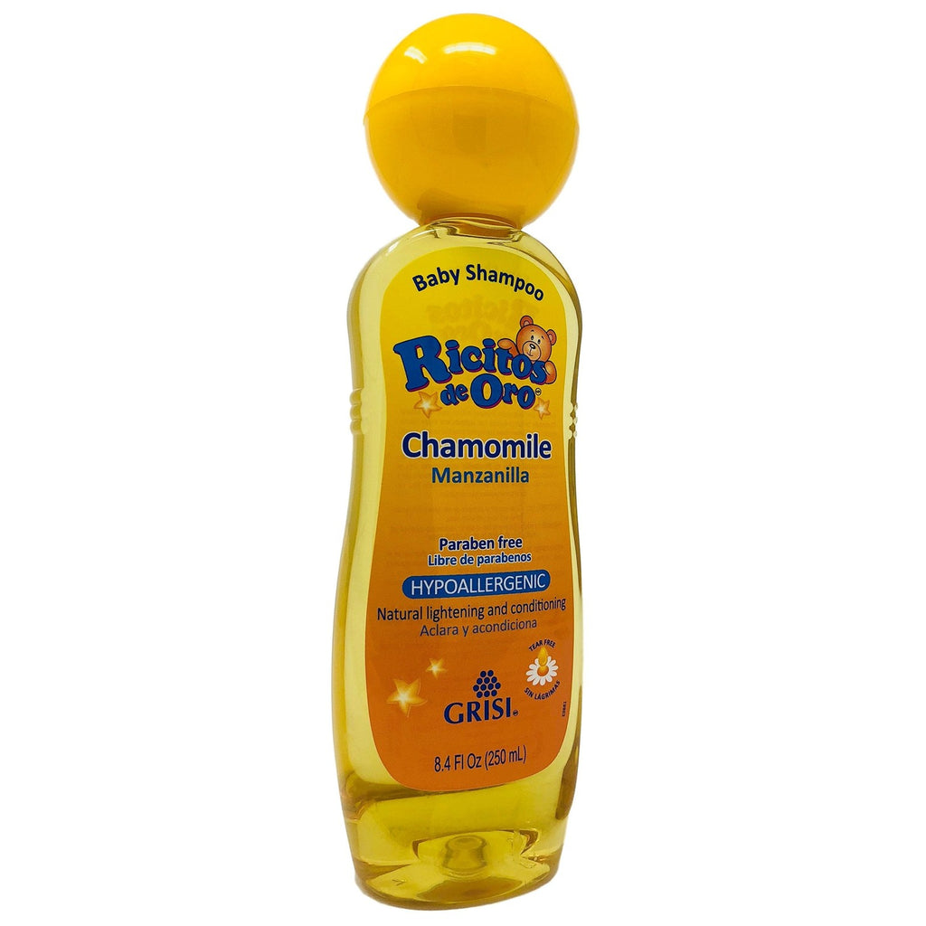 Ricitos de Oro Chamomile Baby Shampoo, Hypoallergenic Tear Free Baby Shampoo with Chamomille Extract; 8.4 Fl Oz