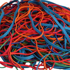 Rubber Bands Assorted Sizes Large 0.5lb Size117A #117B, 8in, 4-4/5" x 1/8"