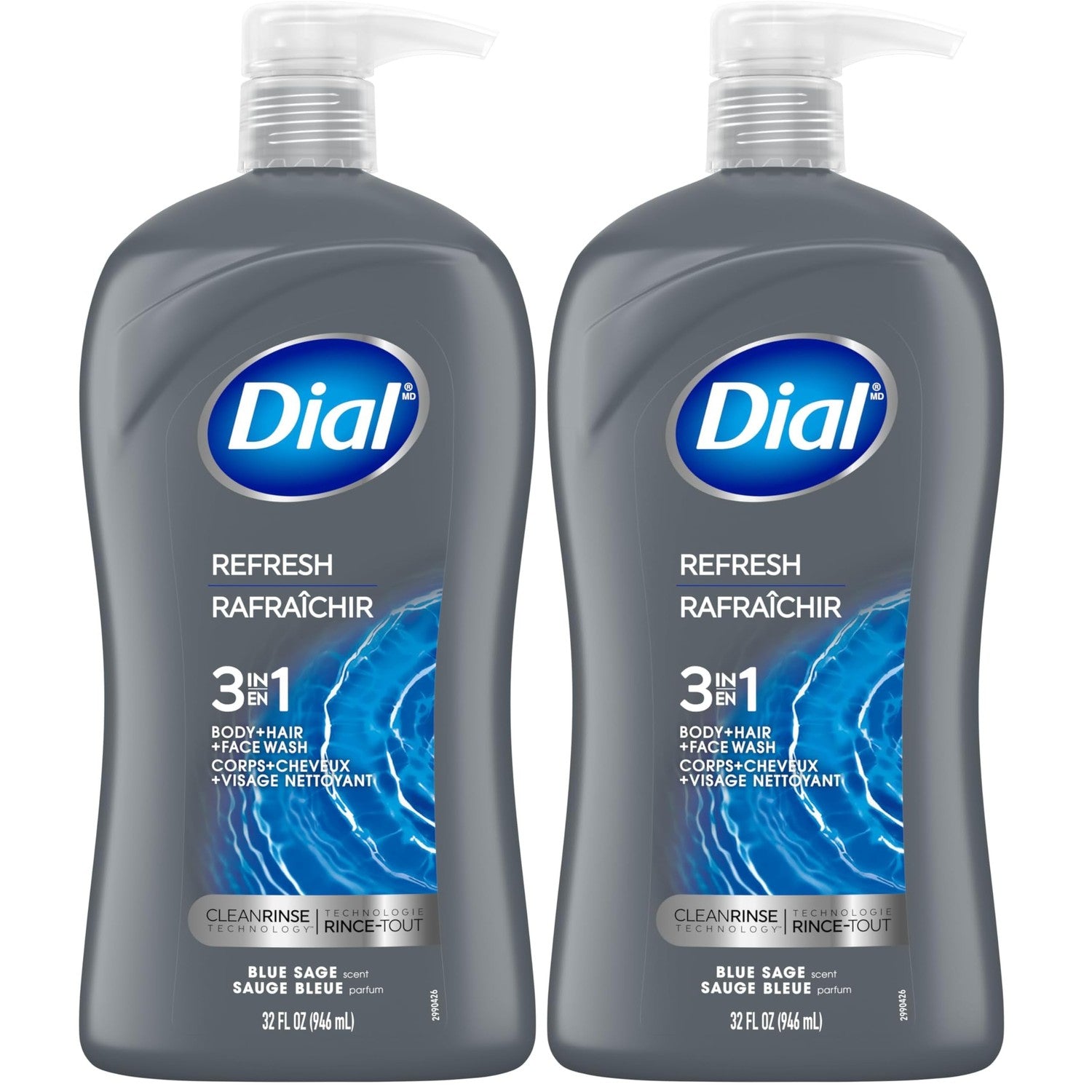 Buy now Dial Men 3in1 Body, Hair and Face Wash, Hydro Fresh, 32 fl oz at indiglob india