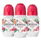 Buy now Crystal Mineral Deodorant Roll-On Body Deodorant With 24-Hour Odor Protection, Pomegranate, Non-Sticky Roll-On, Aluminium Chloride, 2.25 FL OZ - 3 pack at indiglob india