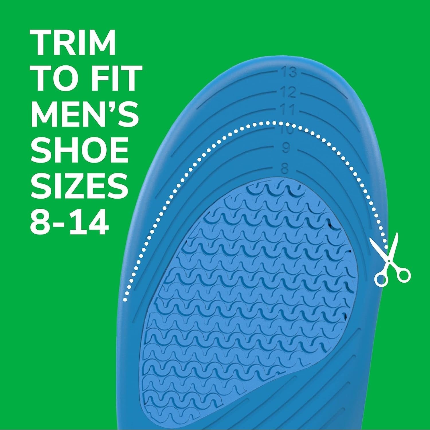 Buy now Dr. Schollâ€™s Sport Insoles - Superior Shock Absorption and Arch Support to Reduce Muscle Fatigue and Stress on Lower Body Joints for Men Size 8-14 at indiglob india