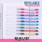 Pentel RSVP Ballpoint Pen, Hello Kitty® and Friends, Limited Edition, Mix 2, 0.7mm Fine Line, Assorted Ink, 5-Pk (BK90HKPF5M1)