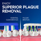 Buy now Oral-B Toothbrush, Vibrating Plaque Remover Pulsar, Vibrating Battery Toothbrush, Soft, 4 Count at indiglob india