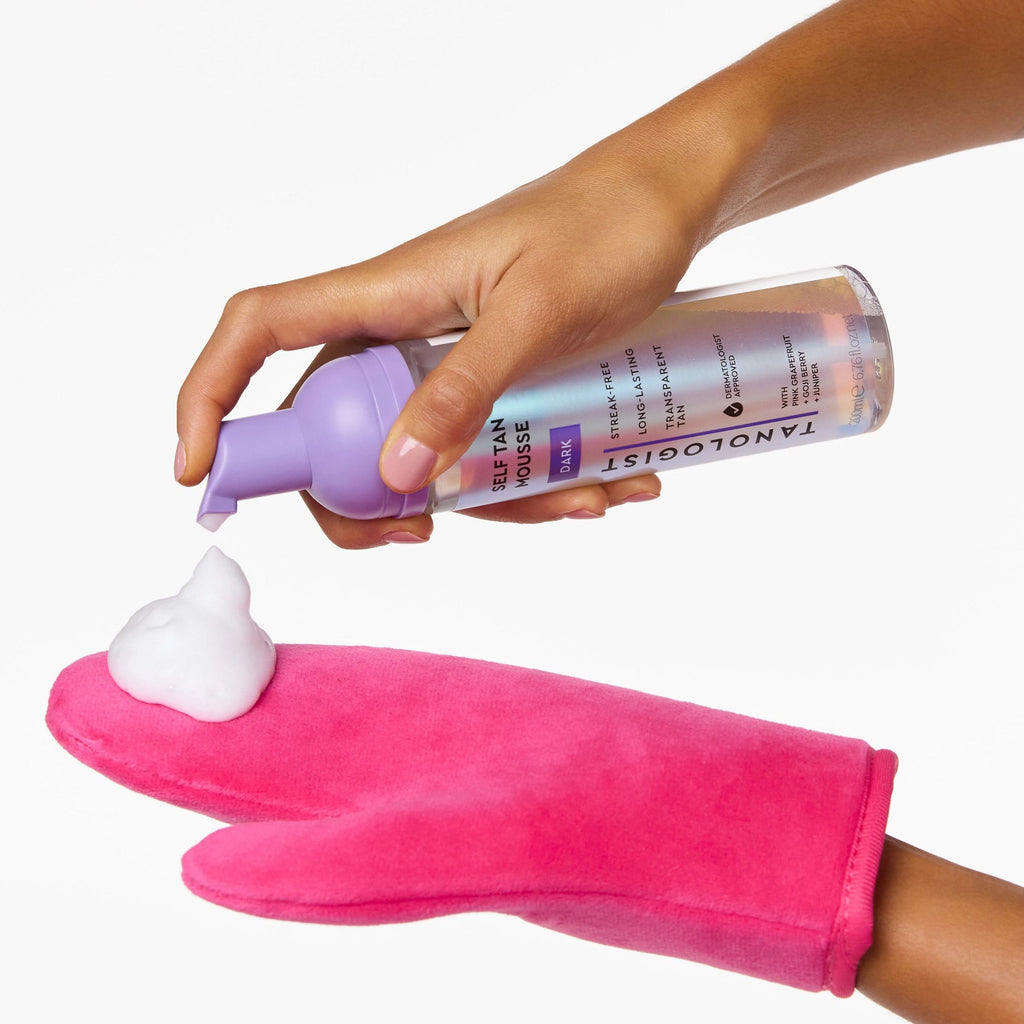 Tanologist Medium Self Tan Mousse, Streak-Free, Natural Glow, 6.76 oz | Self tanner for summer, quick-dry mousse, express tan, zero transfer, lasts 7 days