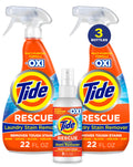 Buy now Tide Laundry Stain Remover Spray with Oxi | Stain Remover for Clothes, Carpet, Upholstery, Pet Bedding | Stain Treater Spray for Tough Stains from Wine, Coffee, Grease | 22 Fl Oz (Pack of 2) & 3 Fl Oz at indiglob india