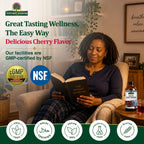 Nature's Answer Tart Cherry 8 Ounce Liquid | Promotes Recovery & Sleep | Rich in Anthocyanins | Non GMO | Gluten Free | Vegan