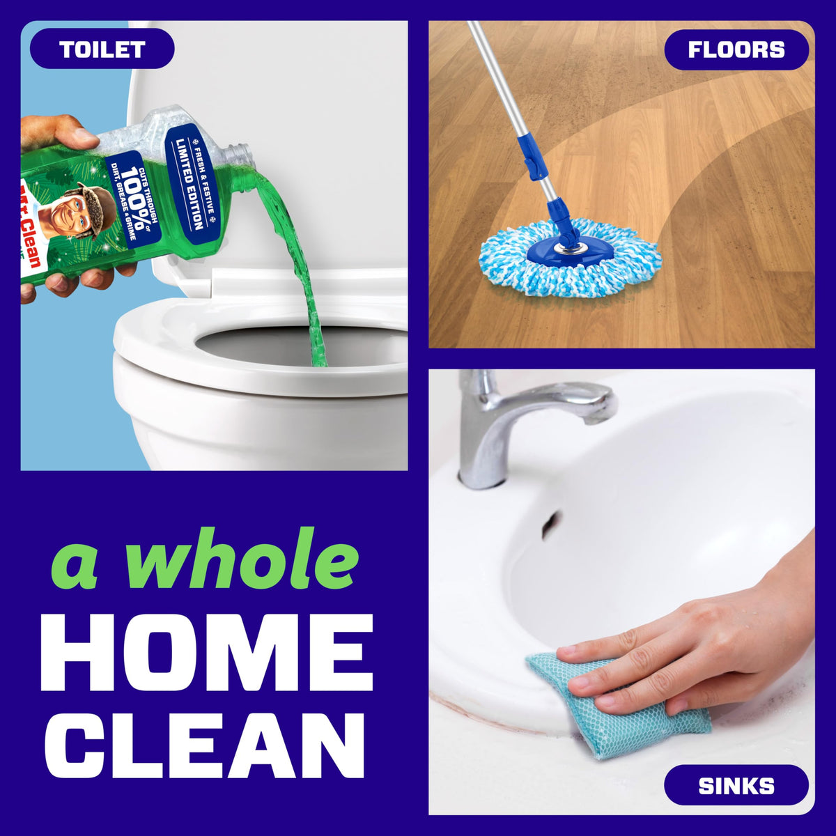 Mr. Clean All Purpose Cleaner, Cleaning Liquid, Fresh Pine, 41oz