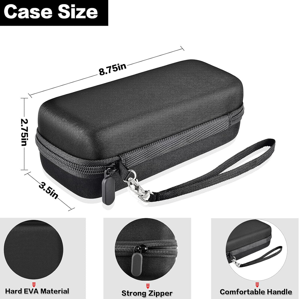 Buy now Toothbrush Travel Case Compatible with Oral-B Pro 1000, 2000, 3000, 3500, 1500/ for Philips Sonicare ProtectiveClean 4100 5100 Electric Toothbrush with Mesh Pocket for Accessories - Black (Bag Only) at indiglob india