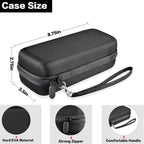 Buy now Toothbrush Travel Case Compatible with Oral-B Pro 1000, 2000, 3000, 3500, 1500/ for Philips Sonicare ProtectiveClean 4100 5100 Electric Toothbrush with Mesh Pocket for Accessories - Black (Bag Only) at indiglob india