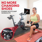 Ride Peloton in Sneakers - Dual Function Toe Cages for Peloton Bike & Bike+ - Converts Peloton Pedals - Pedals for Regular Shoes or Cycling Shoes - Fits All Peloton Bikes