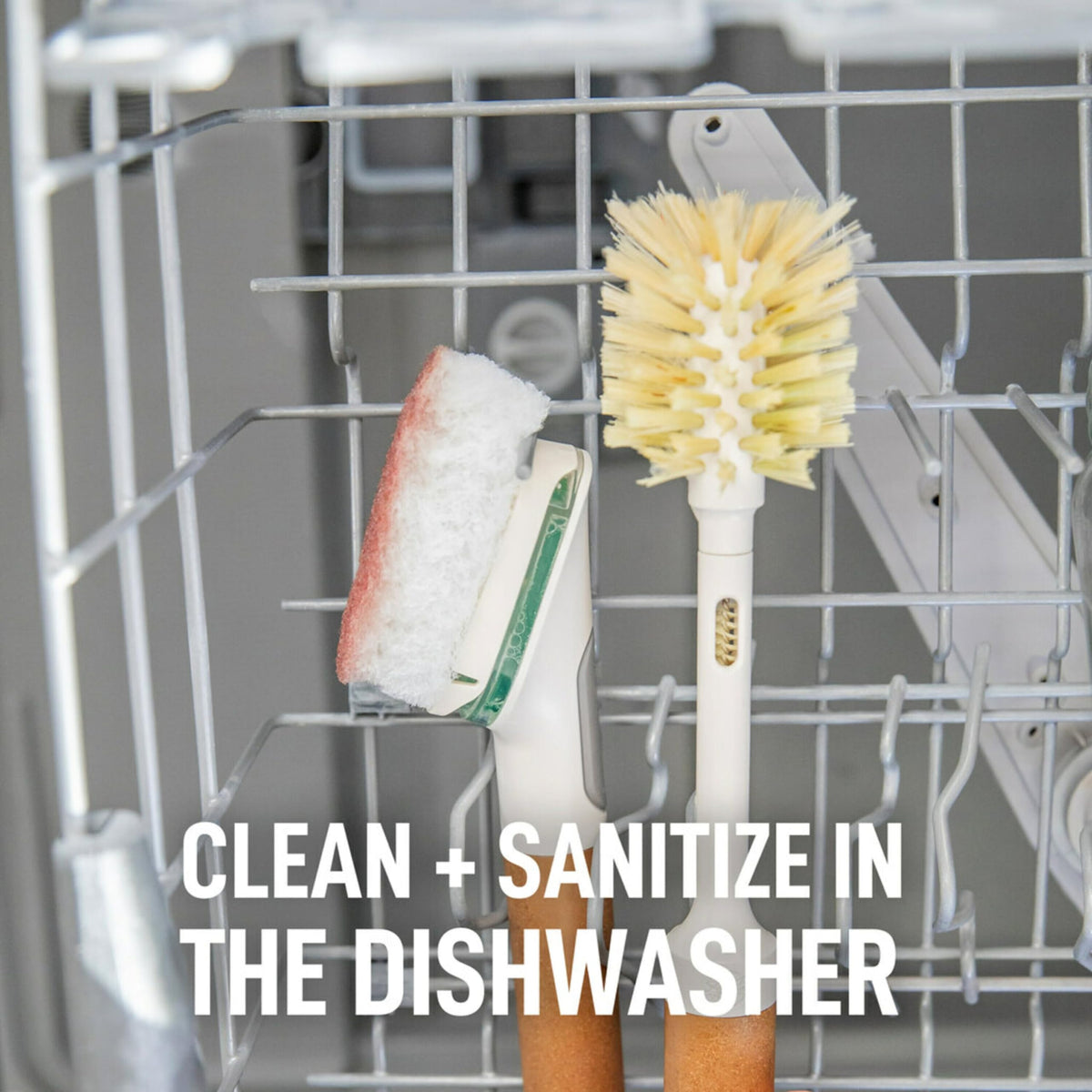 Scotch-Brite Greener Clean Bottle & Straw Brush Set with 2 Replaceable head