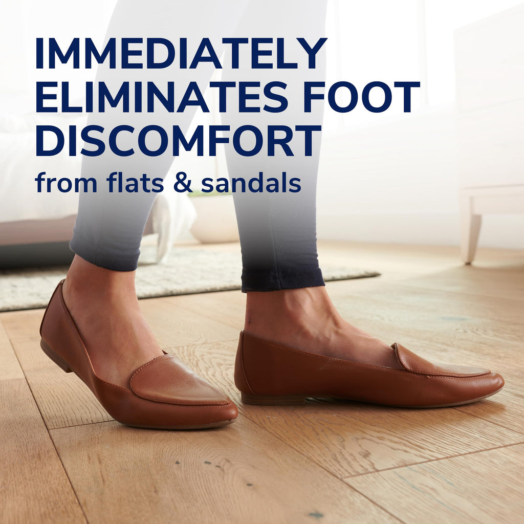 Buy now Dr. Scholl's Love Your Flats & Sandals 3/4 Length Insoles, All-Day Comfort, Relieve & Prevent Shoe Discomfort, Absorbs Shock, Arch Support at indiglob india