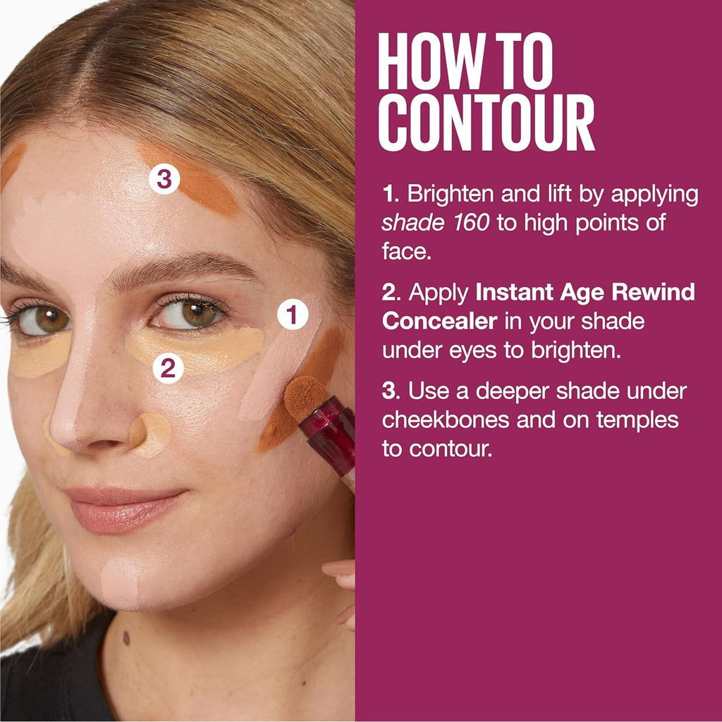 Buy now Maybelline Instant Age Rewind Eraser Dark Circles Treatment Multi-Use Concealer, 100, 1 Count (Packaging May Vary) at indiglob india