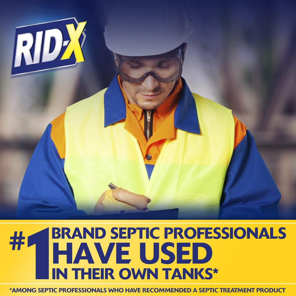 Rid-X Septic Tank Treatment Platinum, Liquid Formula, 3 Months' supply