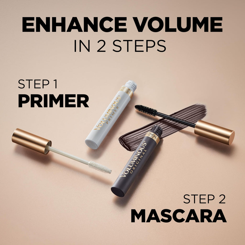 L'Oreal Paris Voluminous Lash Boosting Conditioning Primer Mascara, White Primer, 0.24 Fl Oz., 1 Count