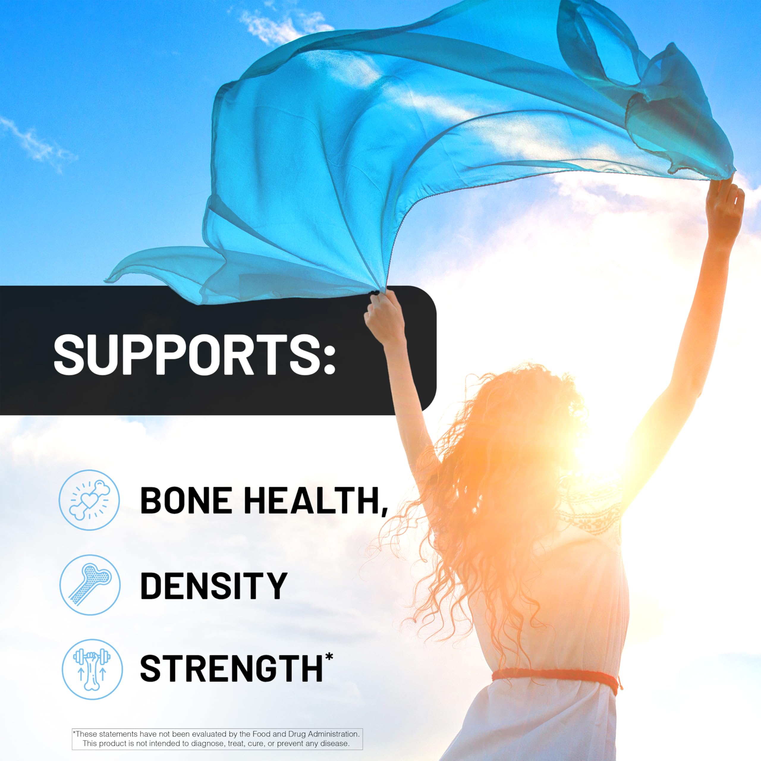 NatureWise Calcium Citrate 500mg Capsules - Supplement for Bone Health - Easy to Digest & Absorb - Vegan, Non-GMO, Gluten-Free - 90 Count[30-Day Supply]