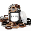 50PCS Hair Ties for Thick Hair, Seamless Cotton Ponytail Holders | Hair ties for Thick Hair, No Damage (Neutral Colors) Hair Accessories
