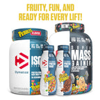 Dymatize x Fruity Pebbles ISO100 Whey Protein Powder Isolate, 25g of Protein, 20 Servings, 5.5g BCAAs, 120 Cal., Gluten Free, 1g Fat, 1g Sugar, 2g Carb (24 Servings)