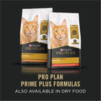 Purina Pro Plan Adult 7+ Senior Wet Cat Food Pate Variety Pack, (2x12) 3 oz