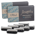 Jeremy's Razors for Men - Precision 5 Razor Blade Refills - 8 Cartridges (Fits All 2nd Gen Jeremy's Handles) - Precision Trimmer, Stainless Steel Design, Lubricating Strip - Men's Shaving Blades