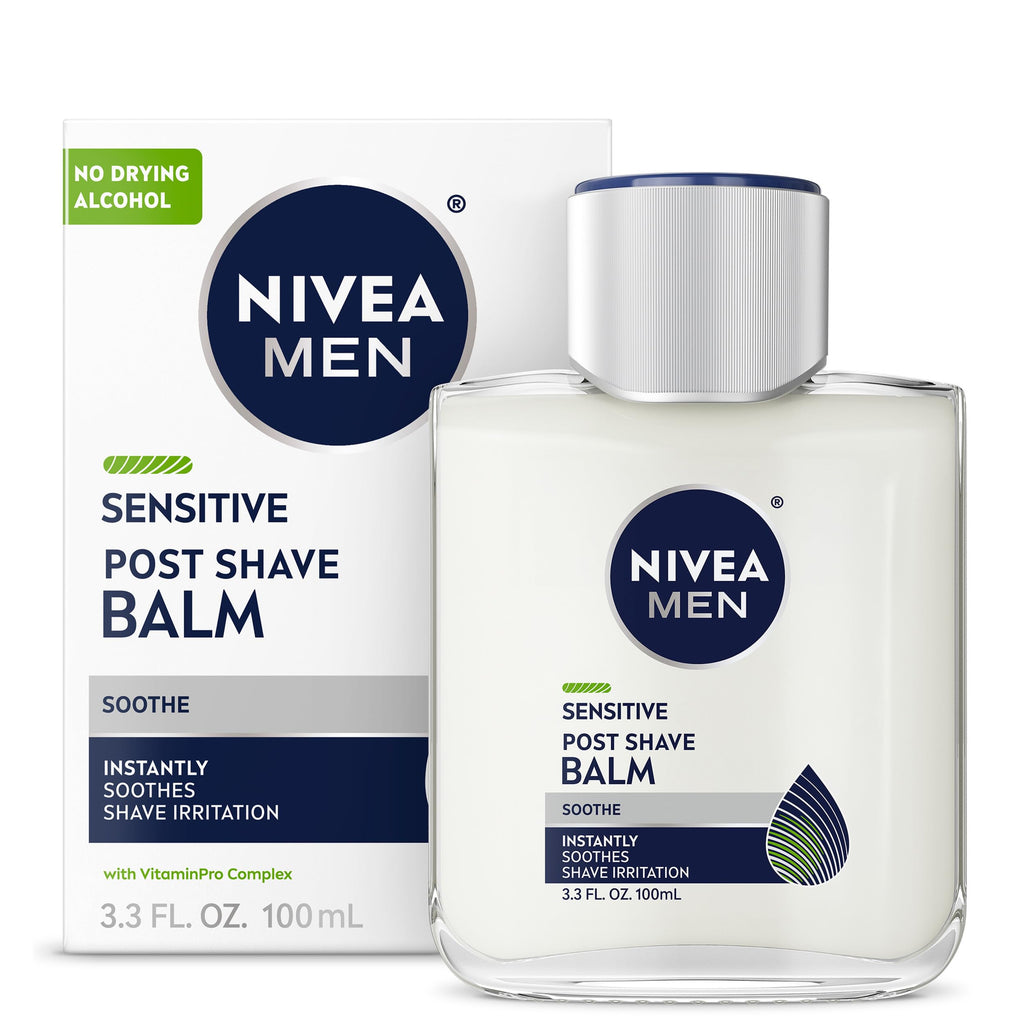 NIVEA MEN Sensitive Post Shave Balm, After Shave Balm for Men, 3.3 FL OZ