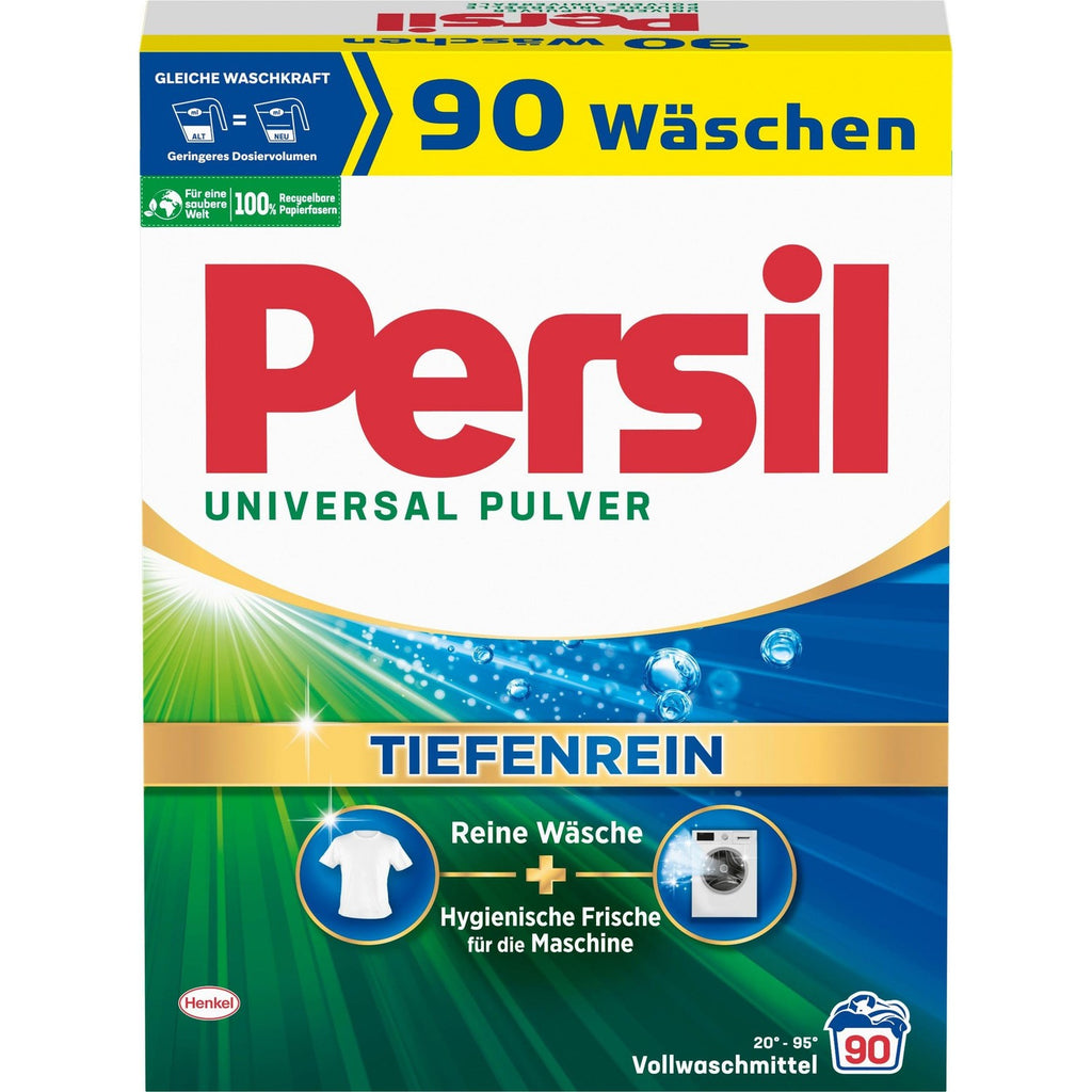 Persil Universal Detergent Powder (90 Loads | 11.9 lbs | 5.4 kg) - All-in-one Solution For Deep Clean Laundry And Freshness For The Machine