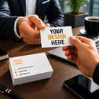 Custom Business Cards, 300gsm Waterproof Matte Paper, Double-Sided