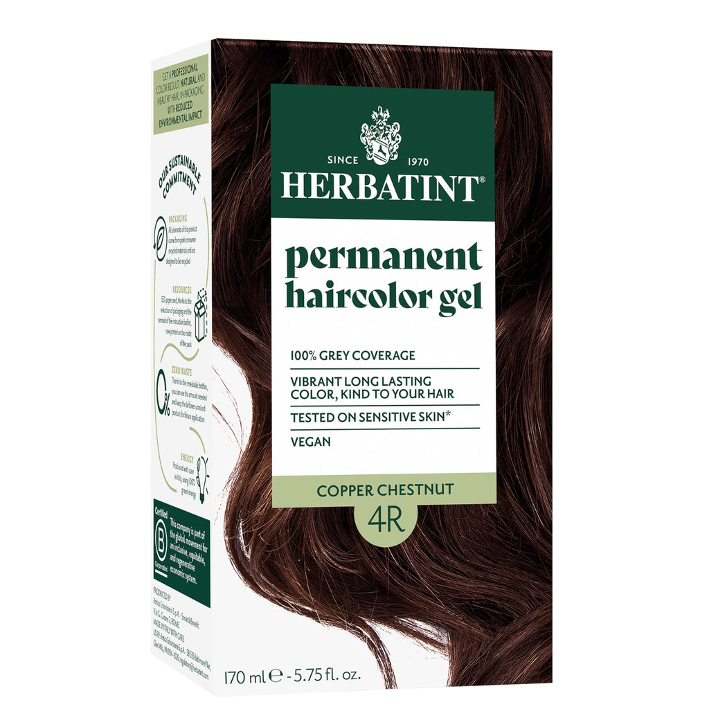 Buy now Herbatint Permanent Hair Dye For Women - 4N Chestnut - For Up To 100% Gray Coverage of Resistant Gray Hair - Ammonia-Free, Alcohol-Free & Vegan - Salon Influenced Hair color 5.75 fl oz at indiglob india