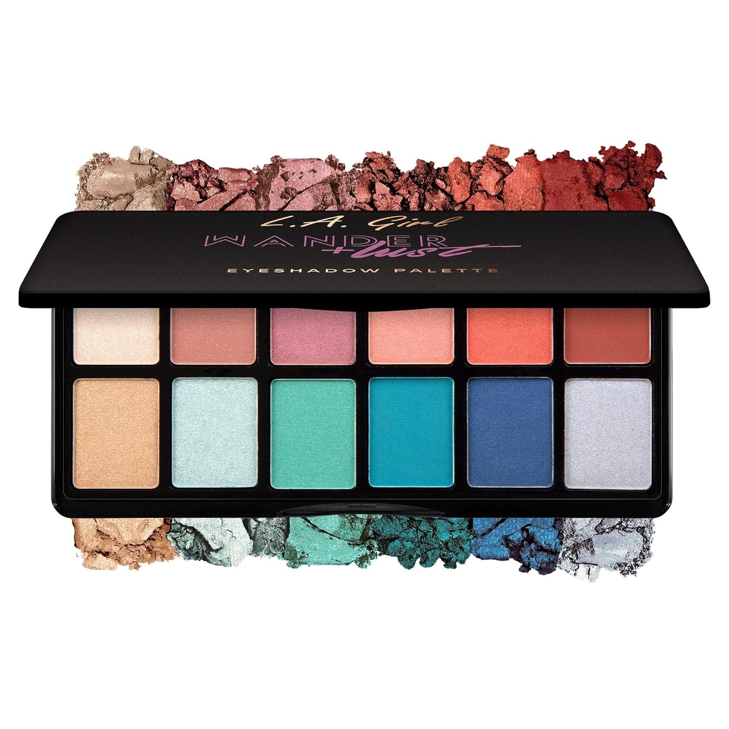 Buy now L.A. Girl Fanatic Eyeshadow Palette, The Nudist GES418 Wanderlust at indiglob india