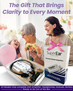 SuperEar SE5000 Hearing Amplifier for Seniors, Sound Amplifier, Headphones