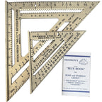 Buy now SWANSON Tool Co., Inc SW1201K Value Pack 7 inch Speed Square and Big 12 Speed Square (without layout bar) ships with Blue Book 7" & 12" (inches) Combo at indiglob india