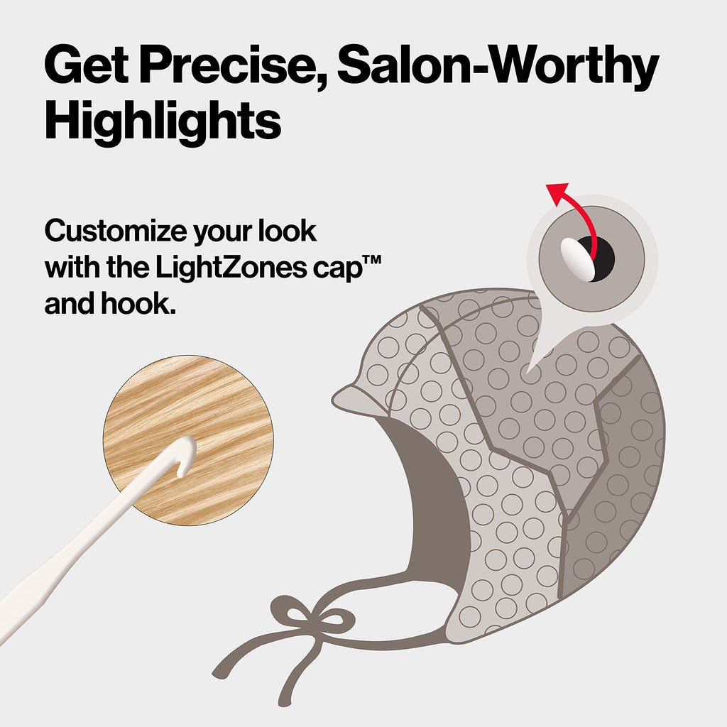 Revlon Color Effects Frost and Glow Hair Highlight Kit, 20 Blonde, 1 Pack | Permanent highlighting kit for at-home hair highlights; ammonia free and paraben free. Permanent hair color and hair dye.