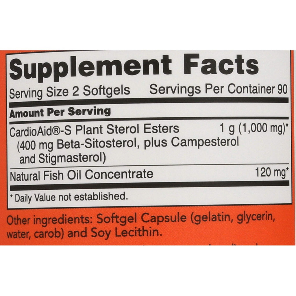Buy now NOW FOODS SPO Beta-Sitosterol Plant Sterols with Fish Oil, 180 Count at indiglob india