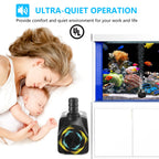 CWKJ 400GPH Submersible Fountain Water Pump for Pond Aquarium Hydroponics