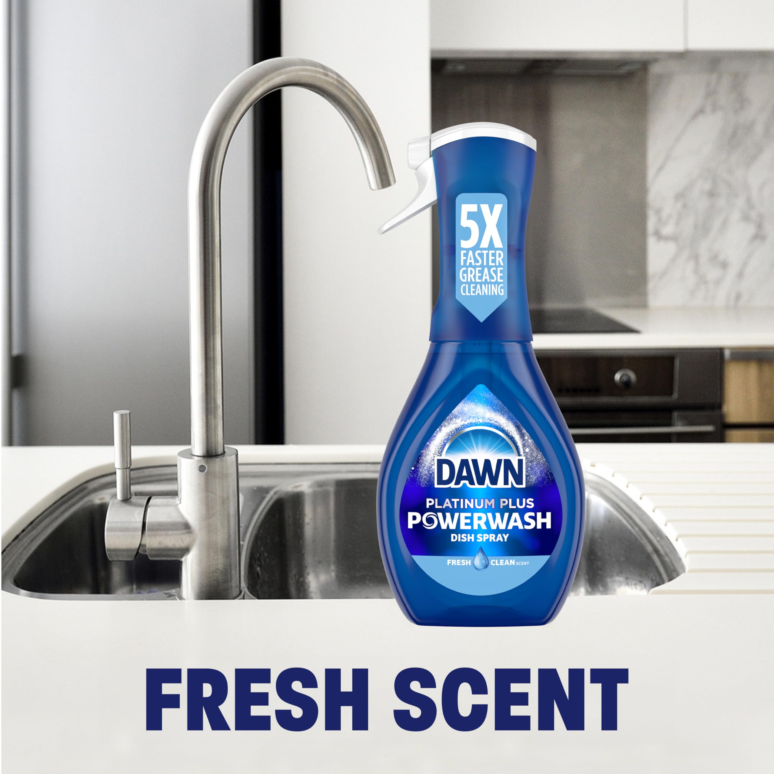Buy now Dawn Powerwash Spray, Dish Soap, Dishwashing Liquid, Cleaning Supplies, Fresh, 1 Starter Kit + 1 Refill, 32 Fl Oz at indiglob india