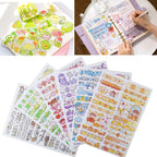Buy now Cute Cartoon Rabbits Decoration Stickers for Scrapbook Planners Gift Packing Scrapbooking Album Planner Journal Arts DIY Craft at indiglob india