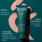 Caudalie Instant Detox Mask, Pore Minimizing Pink Clay Face Mask