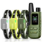 Shock Collar for Dogs 3 Pack - 4500FT Dog Training Collar ,Green