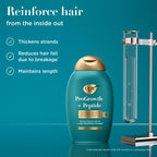 OGX ProGrowth + Peptide Conditioner, 13 fl oz | Thickening, Moisturizes, Reinforces and Strengthens Hair, Reduces Hair Fall Due to Breakage