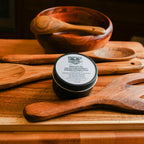 Wood Butter 4 fl oz Cutting Board Wax Conditioner for Butcher Block and Wooden Kitchen Tools. Macy;s Place Food Grade Protective Mineral Oil and Beeswax for Wooden Cutting Boards, Surfaces, and Tools.