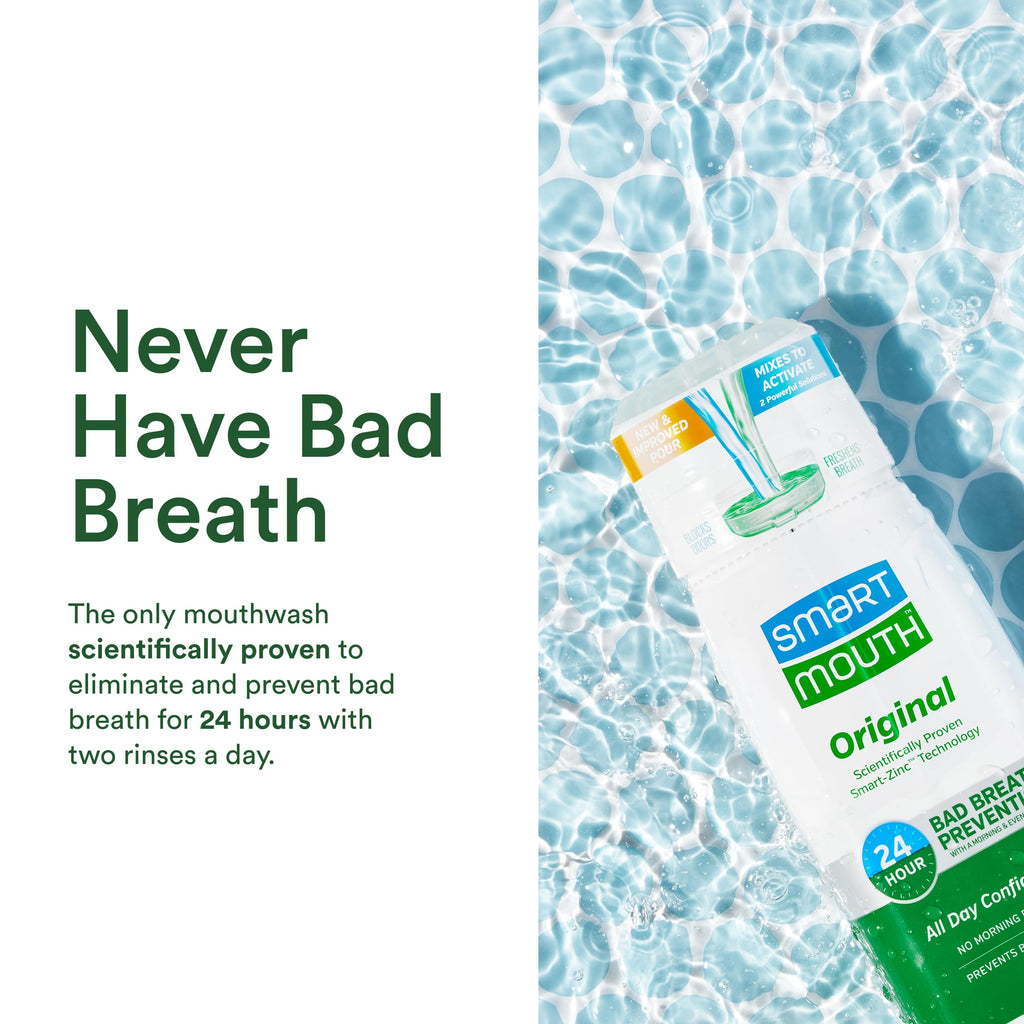 SmartMouth Original & Clinical Zinc Activated Mouthwash Bundle, Mint